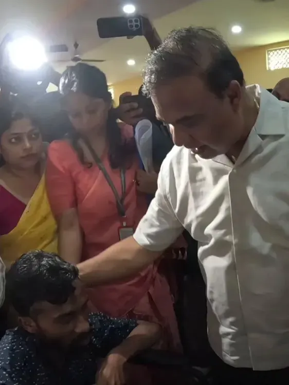 CM Himanta Meets Flood-Hit Disabled Person, Pledges Aid