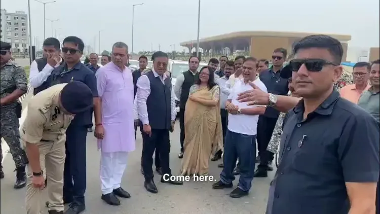 CM Himanta Meets Two Sisters During Guwahati Tour