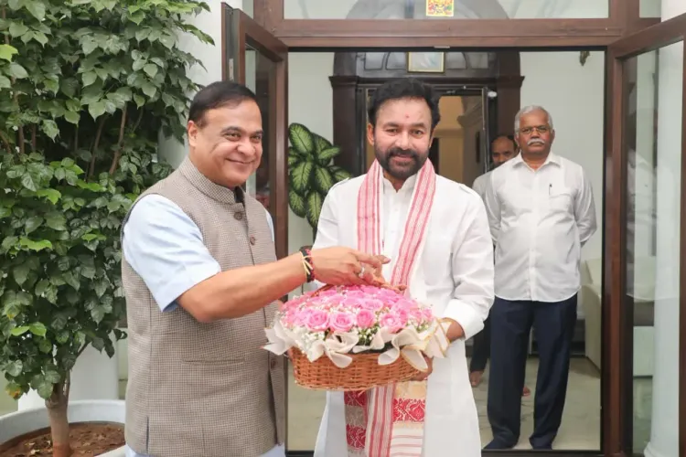 CM Himanta Meets Union Minister Kishan Reddy on Assam Mining