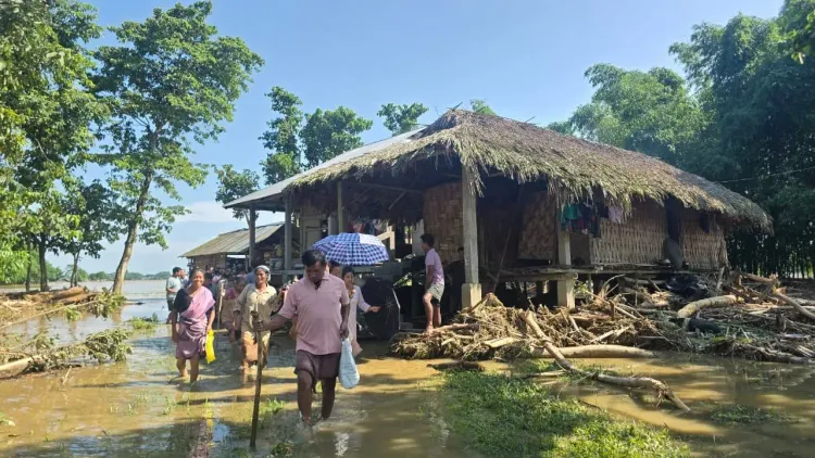 CM Himanta Monitors Dhemaji Floods, Deploys Cabinet for Relief