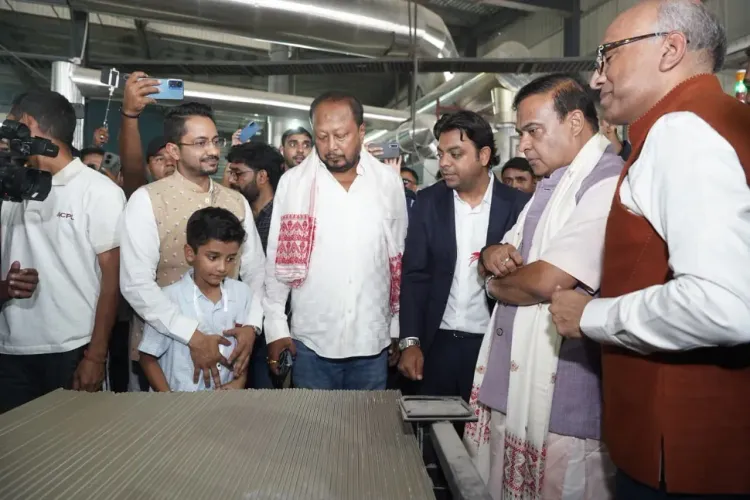 CM Himanta Opens ₹250 Cr Tile Plant, 1,300 Jobs in Assam