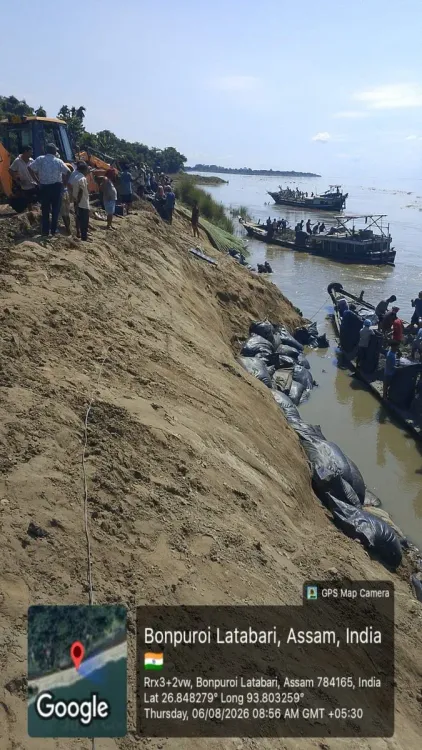 CM Himanta Orders 24x7 Repairs on Lakhimpur Embankment