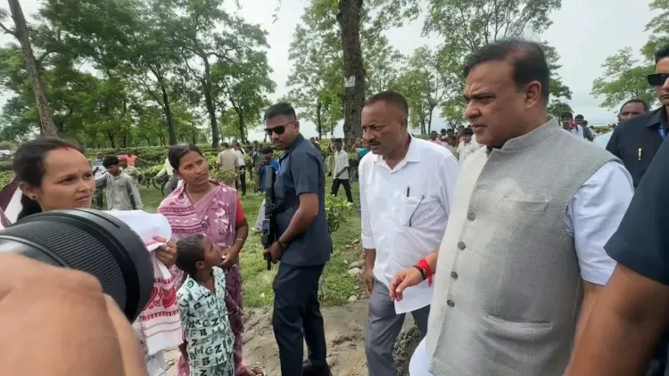 CM Himanta Orders Permanent Rehab for Chabua Erosion Families