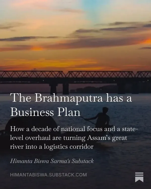 CM Himanta pitches Brahmaputra as Assam's blue economy engine