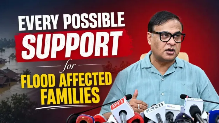 CM Himanta Pledges Full Assam Flood Relief & Rehab