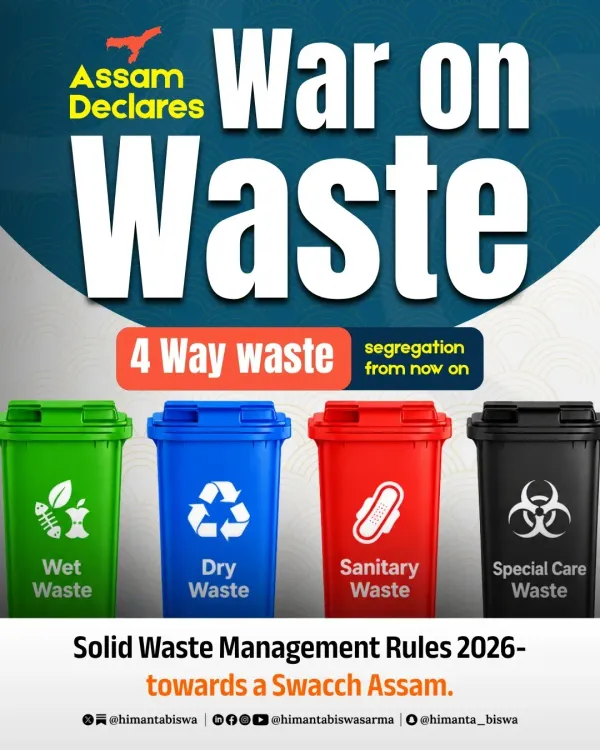 CM Himanta Pushes Assam's Waste Management Overhaul