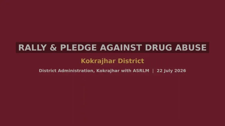 CM Himanta rallies 1.05 lakh SHGs in Kokrajhar's anti-drug drive