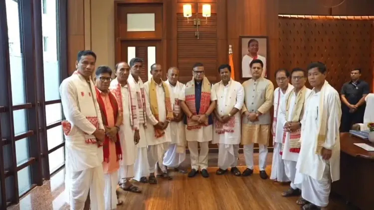 CM Himanta Receives Centenary Invite from Sankardev, Madhabdev Bodies