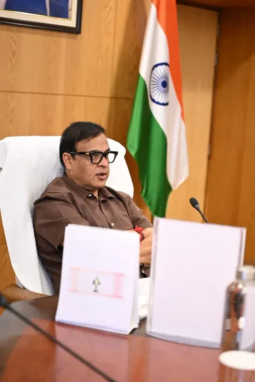 CM Himanta Reviews Asom Mala, PM-DevINE Road Projects