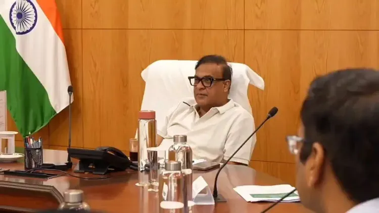 CM Himanta Reviews Assam Power Grid Strengthening Project