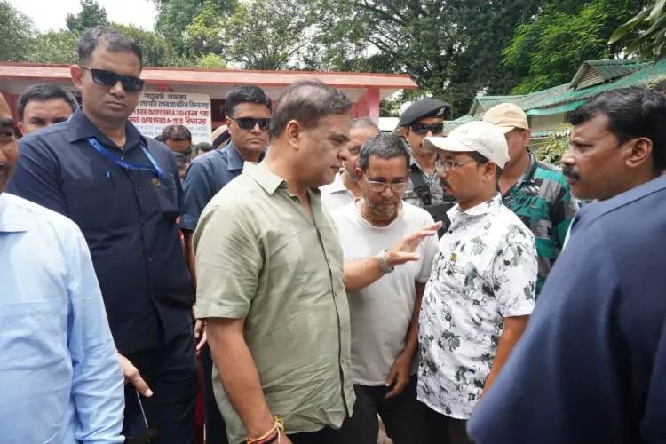 CM Himanta Reviews Flood Relief in Charaideo District