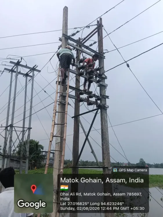 CM Himanta salutes Assam's power workers battling flood season