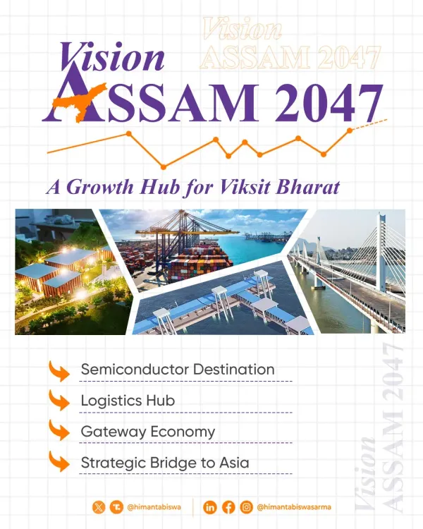 CM Himanta Sets Assam as Major Growth Hub for Viksit Bharat