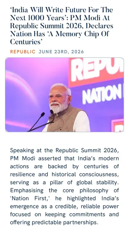 CM Himanta Shares PM Modi's Vision of India's 1000-Year Future