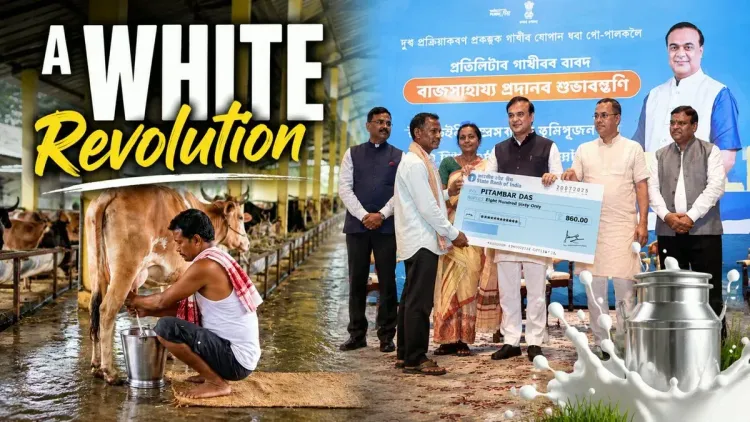 CM Himanta Targets 10 Lakh Litres Daily Milk Output in Assam