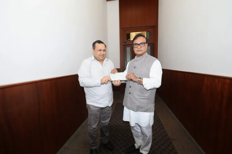 CM Himanta Thanks Abhijit Patowary for ₹15 Lakh Relief Fund Donation