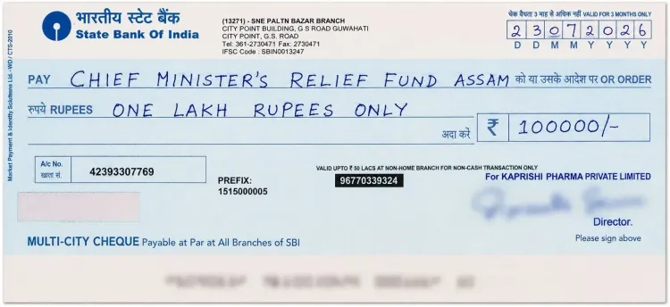 CM Himanta thanks donors to Assam Relief Fund