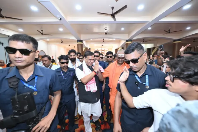 CM Himanta visits Silchar's Ramakrishna Mission for Durga Puja prayers