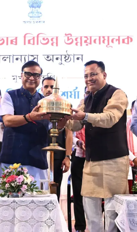 CM Himanta Wishes BJP MLA Pulok Gohain on Birthday