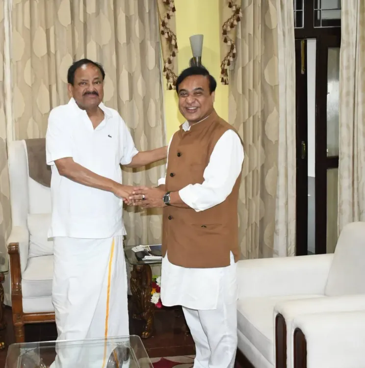 CM Himanta Wishes Former VP Venkaiah Naidu on Birthday