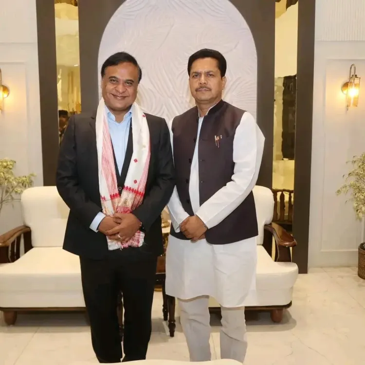 CM Himanta Wishes MLA Bhupen K Borah on Birthday