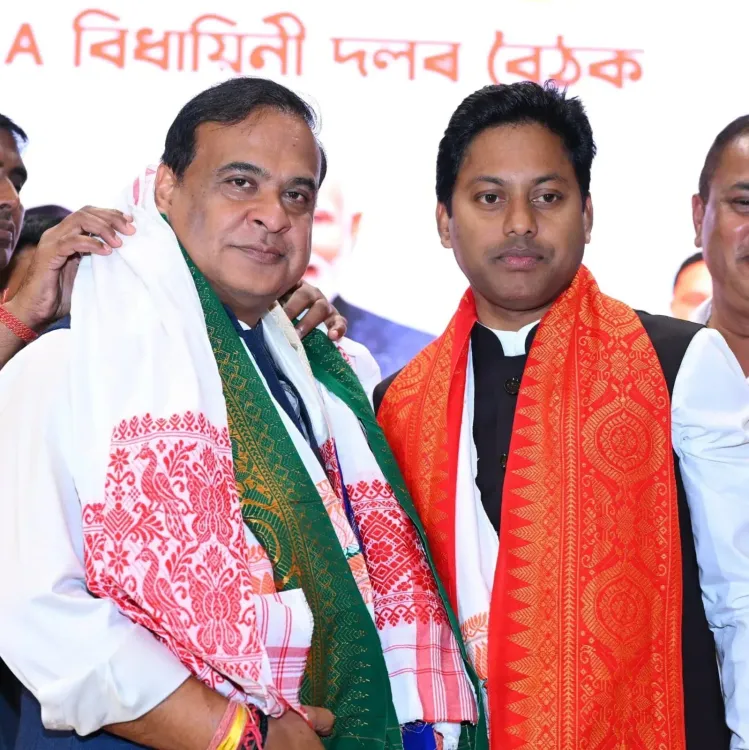 CM Himanta Wishes MLA Pallab Lochan Das on Birthday