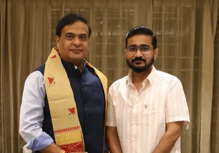 CM Himanta Wishes MLA Rishi Raj Hazari on Birthday