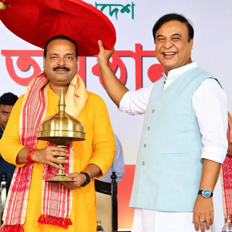 CM Himanta wishes MP Kripanath Mallah on birthday