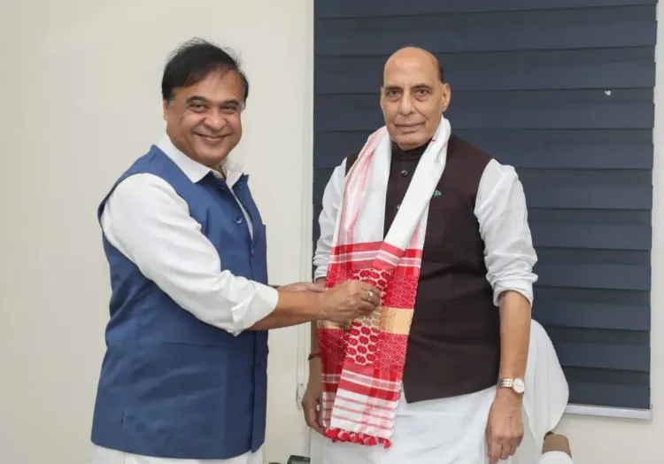 CM Himanta Wishes Rajnath Singh on Birthday, Hails Defence Vision