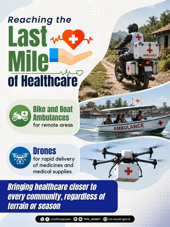 CM Himanta's Assam deploys bike, boat ambulances for remote care