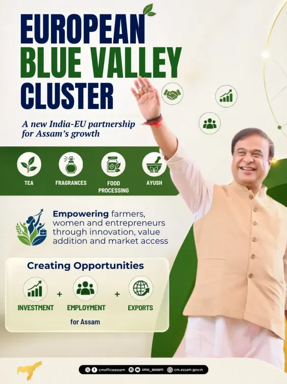 CM Himanta's Assam Joins European Blue Valley Cluster