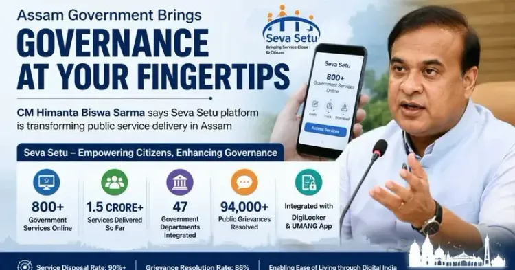CM Himanta's Assam Launches Seva Setu Portal for Citizens