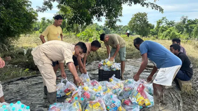CM Himanta's flood relief machine rolls across Assam