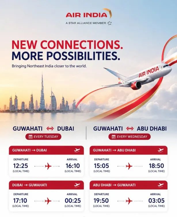 CM Himanta's Vision: Guwahati Gets Direct Flights to Dubai, Abu Dhabi