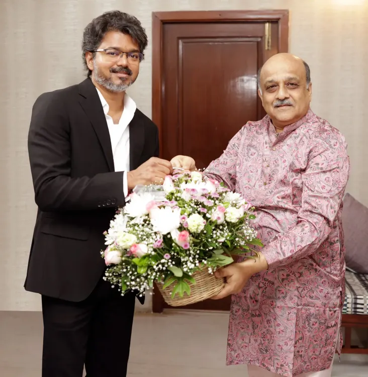 CM Joseph Vijay Calls on Madras HC Chief Justice