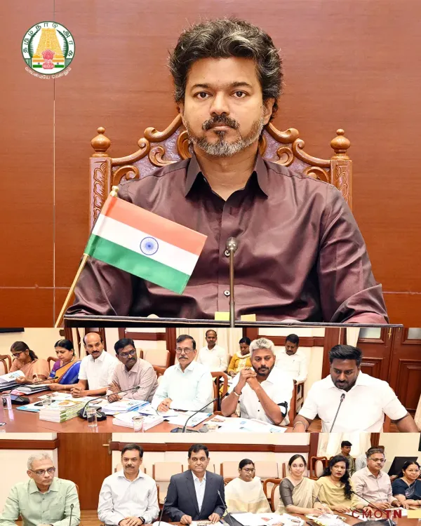 CM Joseph Vijay Chairs School Education Review at Secretariat