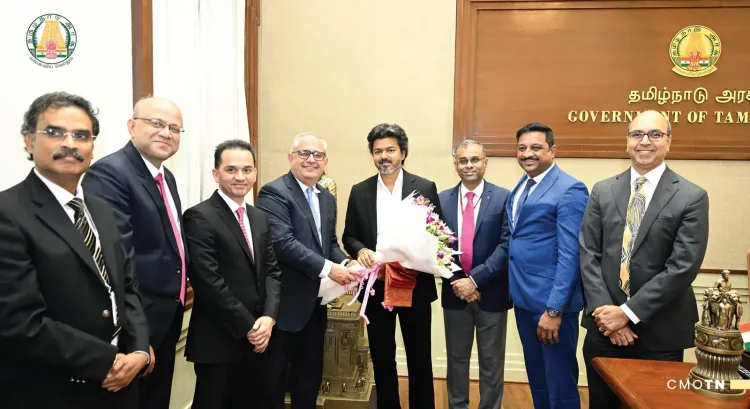 CM Joseph Vijay meets Axis Bank MD at Secretariat