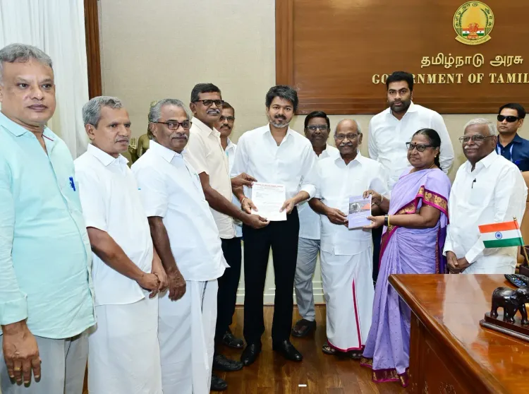 CM Joseph Vijay meets CITU leaders at Secretariat