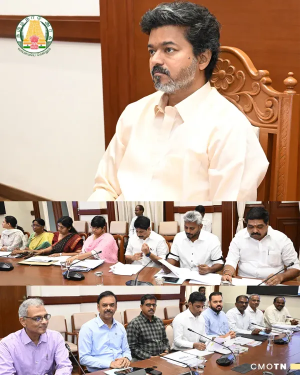 CM Joseph Vijay Reviews Housing & Urban Development Plans