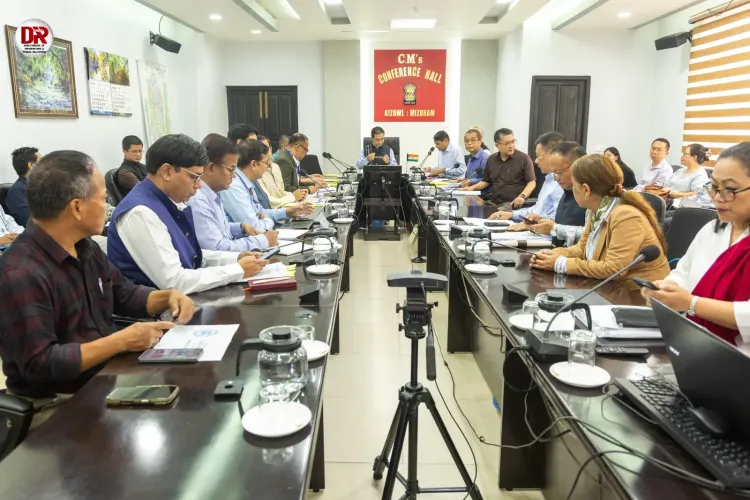 CM Lal Duhoma Chairs 3rd Mi-PRAGATI Review Meeting