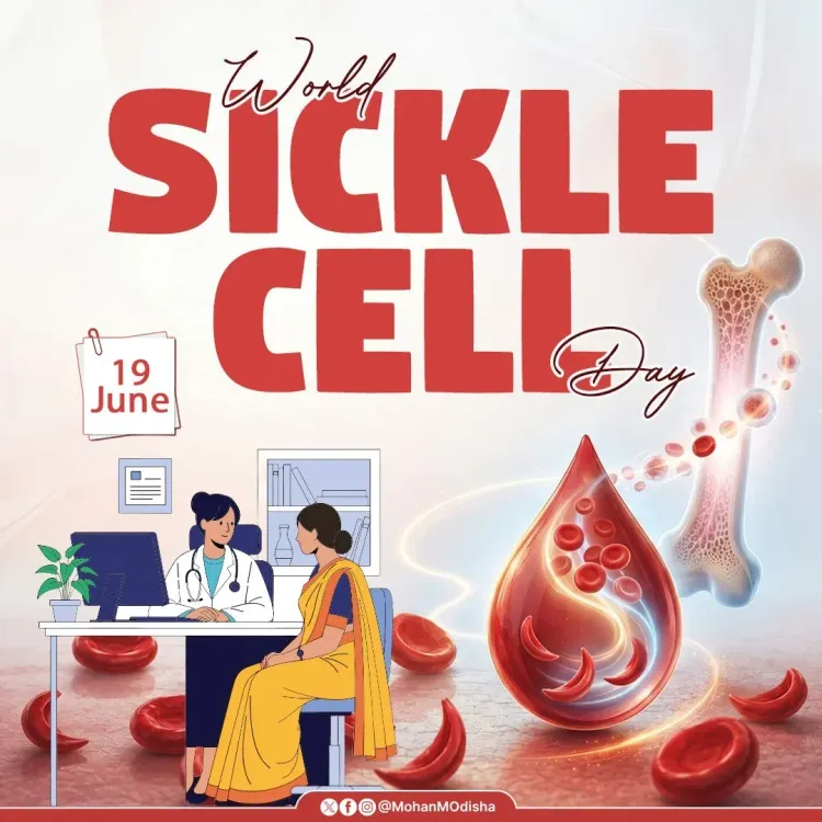 CM Majhi Backs PM Modi's Sickle Cell Elimination Drive on World Sickle Cell Day