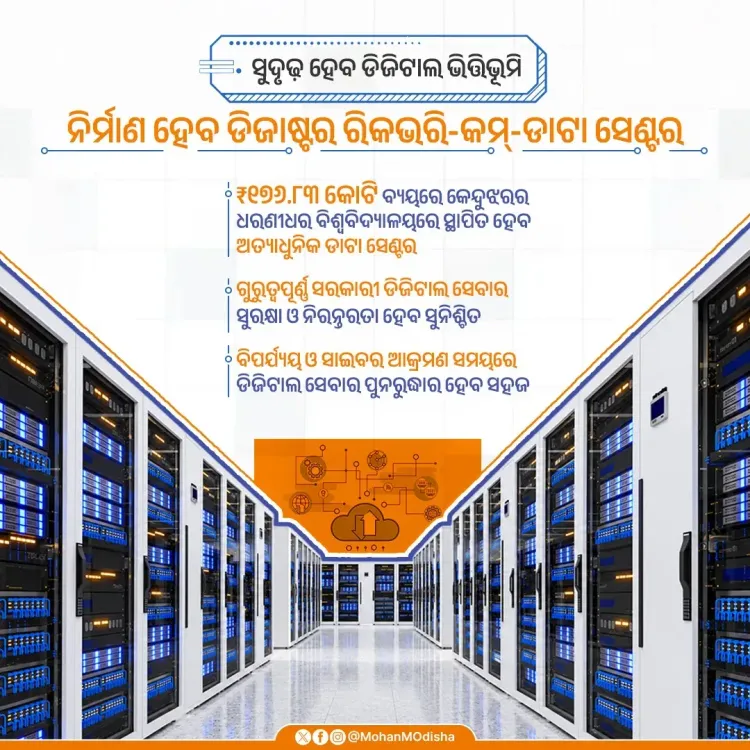 CM Majhi Cabinet Clears ₹176.83 Cr Data Centre in Kendujhar