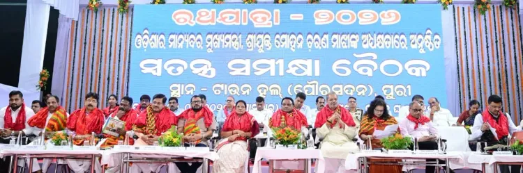 CM Majhi chairs Rath Yatra review meet in Puri