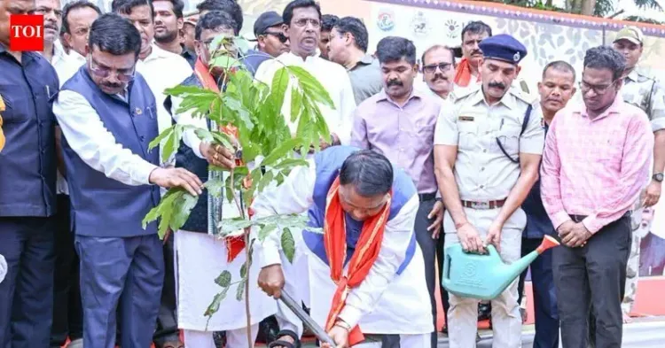 CM Majhi champions afforestation to fight urban pollution