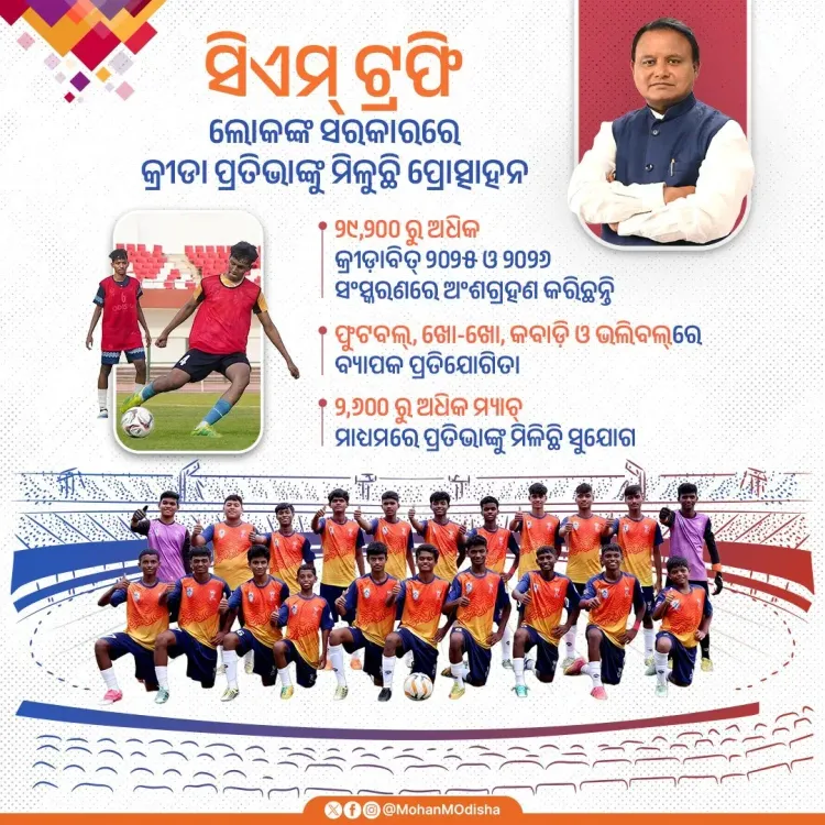 CM Majhi: CM Trophy gives 29,200+ athletes new identity