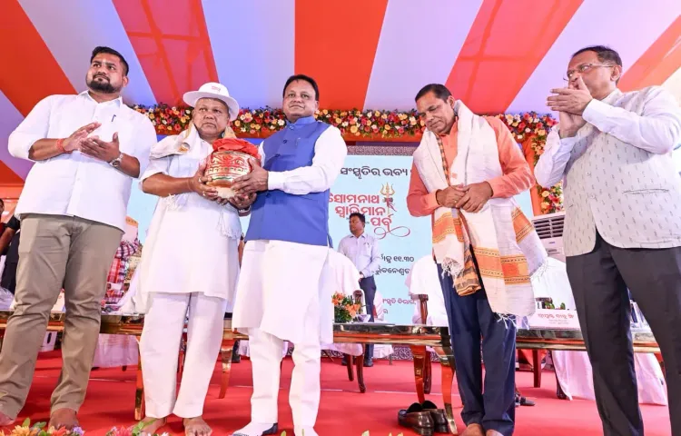 CM Majhi flags off Somnath Swabhiman Yatra-2026 from Bhubaneswar