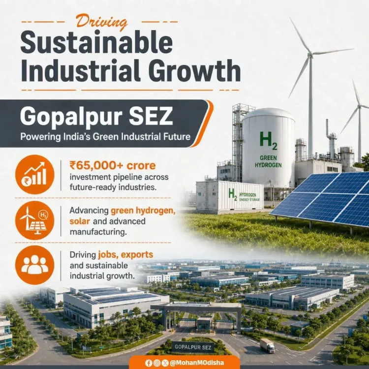 CM Majhi: Gopalpur SEZ to draw ₹65,000 cr in green sectors