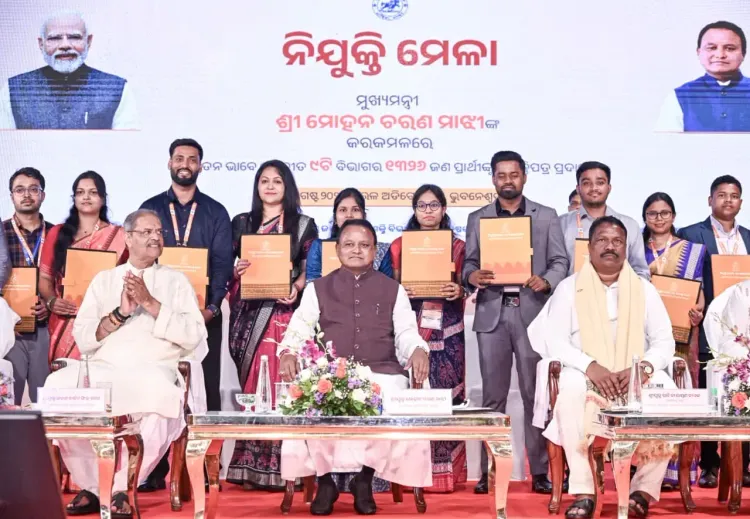 CM Majhi hands appointment letters to 1,326 recruits at 16th job fair