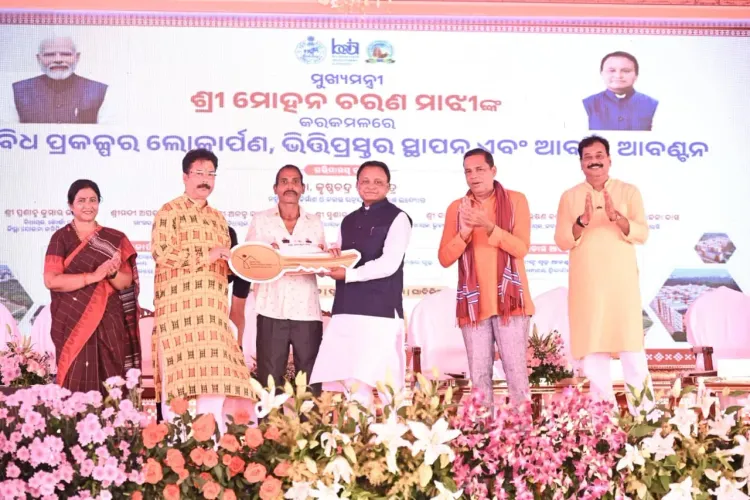 CM Majhi hands over keys to affordable homes in Bhubaneswar