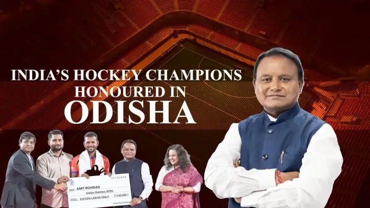CM Majhi Honours Odisha's Asian Games 2026 Hockey Stars